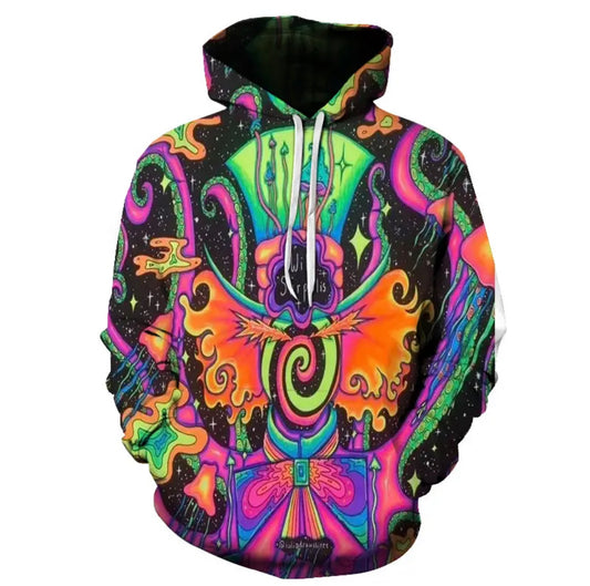 Psychedelic Octopus Hatter Sweater